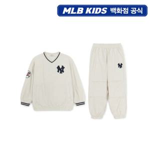 [MLB키즈PG] 스트릿 베이직 쿠퍼스 로고 우븐 맨투맨세트 (7AS2B1156-50CRS)