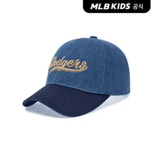[MLB키즈 공식] 25N 빈티지 워싱 챙배색 볼캡 LA (D.Blue) 7ACPV165N-07BLD