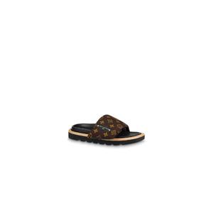 Louisvuitton 풀 필로우 플랫 컴포트 뮬 1AAEBX