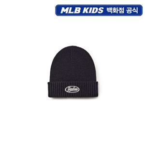 [MLB키즈] 홑겹 골지 흘리미 비니 (7ABNV0156-50BKS)