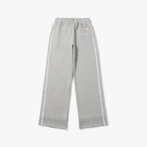 디아도라팬츠 AQS D4422TFP77MGL 크로스코트 레이스 라인 스웨트팬츠 MELANGE GREY
