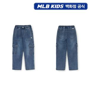 [MLB키즈PG] 스트릿 져지 데님 카고 팬츠 (7ADPB0154-50BLS)
