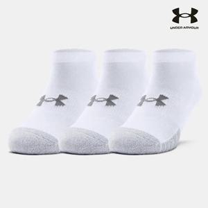 [언더아머] 공용 UA HeatGear 발목 양말 3켤레 (1346755-100-K)