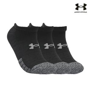 [언더아머] 공용 UA HeatGear 발목 양말 3켤레 (1346755-002-K)