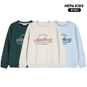 [네파키즈] KLE5305 코튼폴리 맨투맨 본사직영
