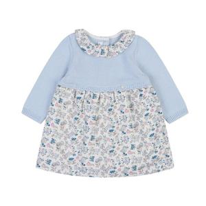 [아가방]클라데이니트배색원피스(BLUE) 01R724052