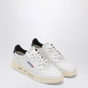 AUTRY Medalist trainer in white black leather and suede AULMML02XLAUTRY-ML02