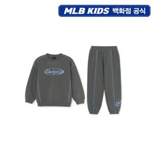 [MLB키즈PG] 스트릿 베이직 컬러 스티치 맨투맨세트 (7AS2B0454-07CGL)