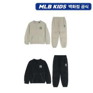 [MLB키즈PG] 스트릿 베이직 로고 아트웍 우븐 맨투맨 2종 택1 (7AS2B1254)