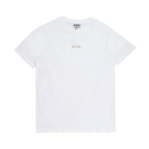 [아페쎄 APC] COEAV H26453 AAB WHITE 남성 반팔티