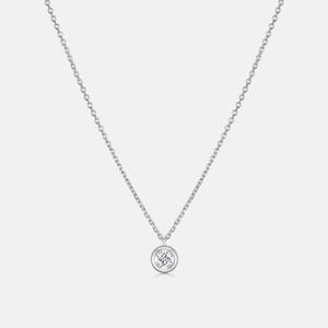 베브 스털링 실버 화이트 L.D 0.1CT 네크리스 A253SNU401WPH