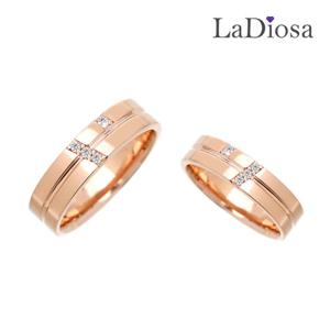 라디오사 18K 커플링 세트 LK18JJ-9904WM 남녀한쌍