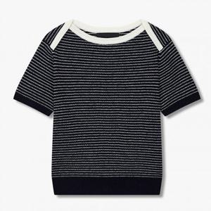 보브  (7115350709) 스트라이프 보트넥 풀오버
