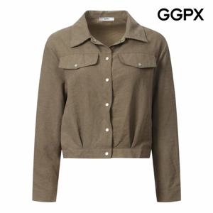 [GGPX] 밑단 다트 카라 숏 자켓 (GP8JK002B)
