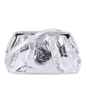 더모아레 아프로디테 메탈릭 플리츠 클러치 TMFW25AFPI18 SILVE