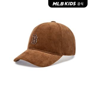 [MLB키즈 공식] 25FW 코듀로이 컬시브 레터링 볼캡 BOS (Beige) 7ACPB0156-43BGS