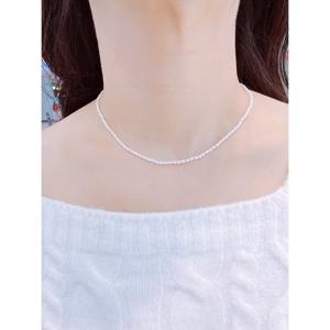 (2.5MM) 미니골드 14K 그레이스 담수 진주 목걸이 NETM4210