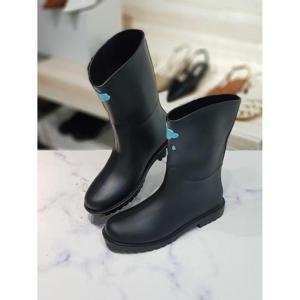 한슈 세이브존06 둥근코 절개라인 클라우드 레인부츠 2.5cm(앞 1.5cm) HS441113dg