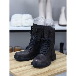 바이로쏘 세이브존06 워커 레이스업 청키굽 3.5cm 앵클부츠 (BY)24S12228BC2