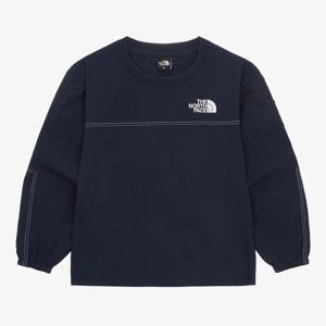 노스페이스 키즈 NM5MR08U 알바니 우븐 크루넥 맨투맨