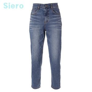 [시에로]세미맘핏 일자 캣워싱 데님 팬츠 SH3DPF550