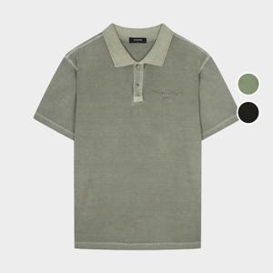 [버커루]남성 루즈핏 빈티지 카라 반팔 티셔츠 B252TS361P
