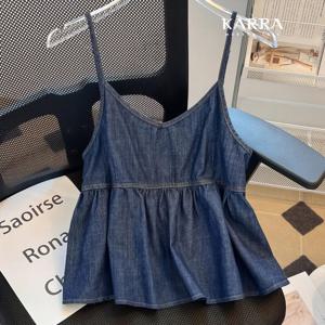 [카라]KARRA 플레어데님뷔스티에베스트_A5M0030