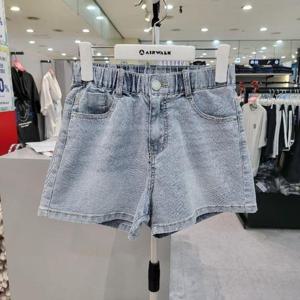 에어워크주니어 sh06 기본 4부 데님팬츠 A252G3182B