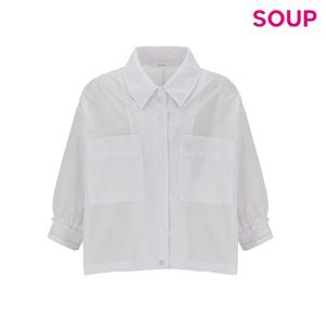 [숲]아우터형 스트링 7부쇼매셔츠(SB4UJ94)