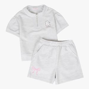 [로엠걸즈(아동)]반집업데일리티셔츠반바지상하세트RGSM2538C