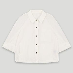 [코데즈컴바인] 매쉬 원단 패치 셔킷 (CKB-SH517W6)