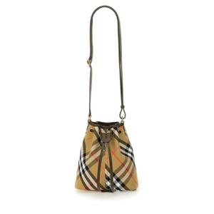 BURBERRY MINI CHECK BUCKET BAG 8093804B9368