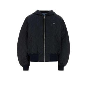 PRADA Dark blue Re Nylon bomber jacket 29C265SOOO1WQ9 F0008