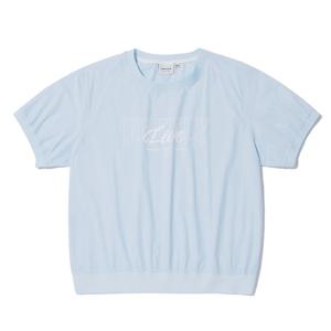 [인터크루](S/블루/여성)(우븐라운반팔티)(ITZ2XM51ASB) 초경량