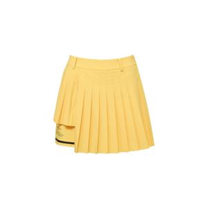 [와이드앵글]여성 TO 언발 이중 플리츠 큐롯 쇼츠 L_Yellow(WWM25Q33Y4)