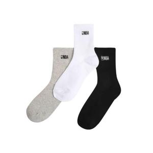 NBA양말 KQC N255AO231P-ZZ BKN 아치형 팀 레터링 3PACK CREW SOCKS