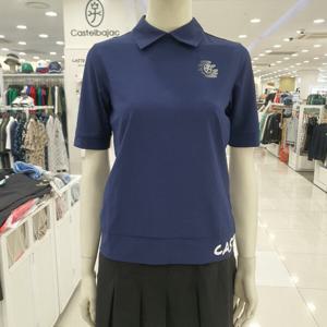 [까스텔바작]여성 밑단 로고 카라티셔츠 BGDMTS718ny_US