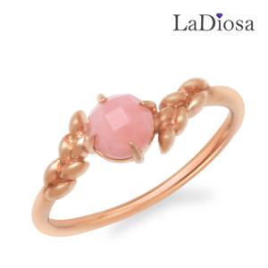 라디오사 18K 핑크오팔 여성반지 LK18JJ-10258R