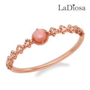 라디오사 18K 핑크오팔 여성반지 LK18JJ-10307R