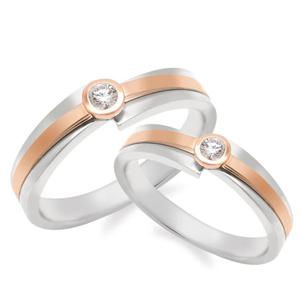 라디오사 18K 커플링 커플반지 LK18JJ-10415WM