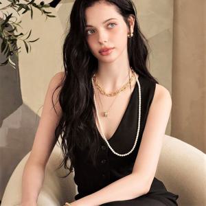 [GB] 진주비드 롱 14k GOLD 목걸이 LNN23195G