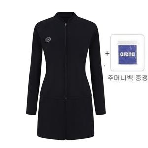 아레나]플레인 여성 래쉬가드세트A4BL1PS72BLK_MN