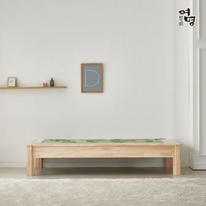 여명흙침대 더편백 히말라야 연옥 카우치 원목 돌평상
