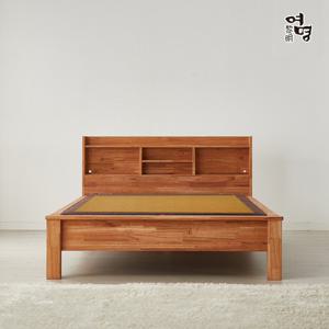 여명흙침대 더참죽 황토흙판 퀸 Q 원목침대