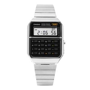 카시오 CA-500WE-1ADF 데이터뱅크 디지털 스퀘어 공용 메탈시계