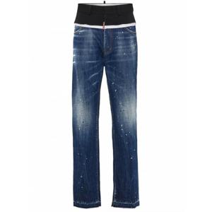 [DSQUARED2] 라프리마 여성 데님 paint splatterdetail 워시드 진 S75KB0420S30309 470 네이비 BLUE /9