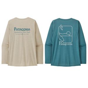 [파타고니아코리아] 우먼 롱슬리브드 캐필린 쿨 데일리셔츠 - 워터즈 45175Q5