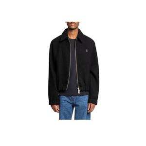 아미 AMI 꾀흐 지퍼 재킷 점퍼 블랙 24FW HJK033 WV0049 001