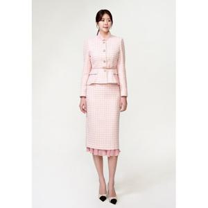 [미니멈]트위드 시스루 밑단 스커트 MZAGWS2990