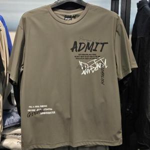 엠할리데이 HC03 핸드 레터링 반팔티 트리코트 쿨소재 남여공용 영문로고 MP2TU234